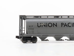 O Gauge 3-Rail MTH 20-97417 UP Union Pacific 3-Bay Cylindrical Hopper #21244