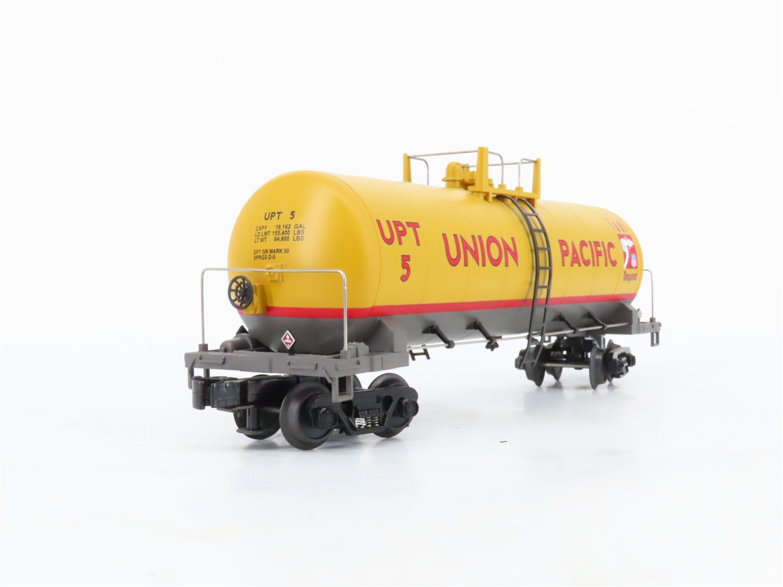 O Gauge 3-Rail MTH 20-96061 UP Union Pacific Fuel Mgmt 19k Gallon Tank Car #5