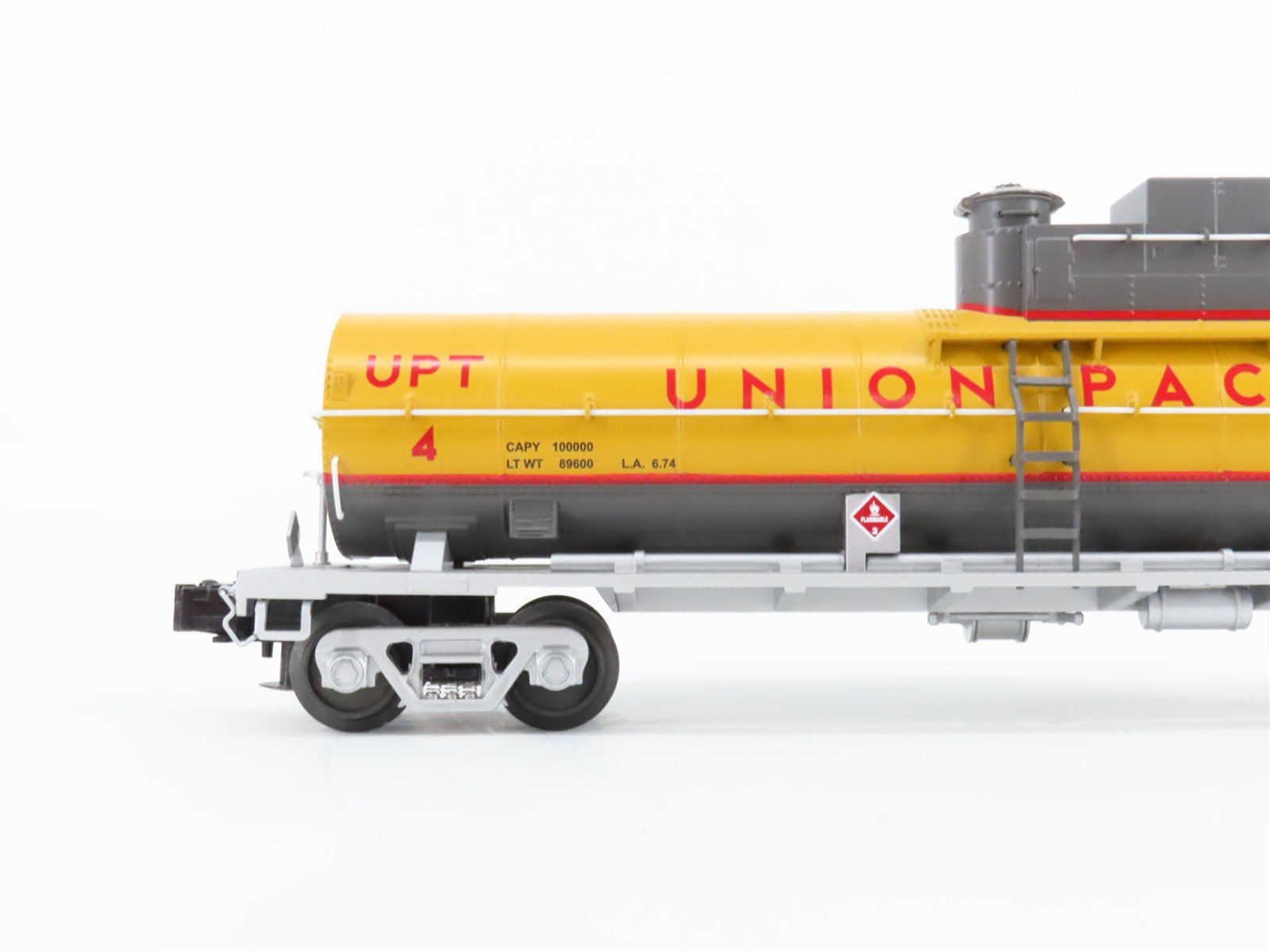 O Gauge 3-Rail MTH Die-Cast 20-96802 UPT Union Pacific Fuel Tank Car #4