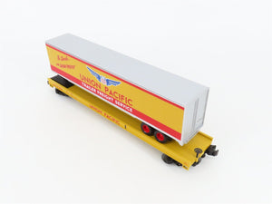 O Gauge 3-Rail MTH 20-98171 UP Union Pacific TOFC Flat Car #57256 w/ 48' Trailer