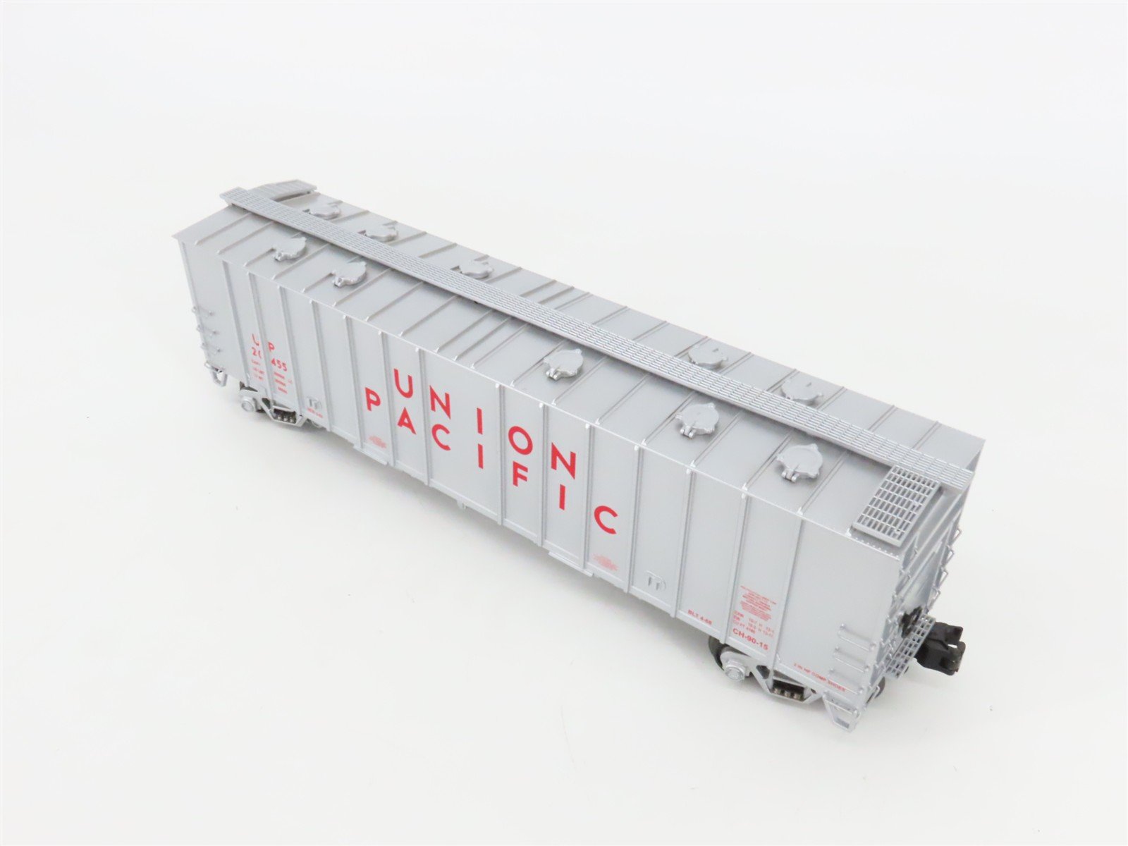 O Gauge 3-Rail MTH 20-97486 UP Union Pacific 50' 2-Bay Covered Hopper #20455
