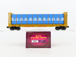 O Gauge 3-Rail MTH 20-98133 UP Union Pacific Bulkhead Flat Car #15082 w/ Load