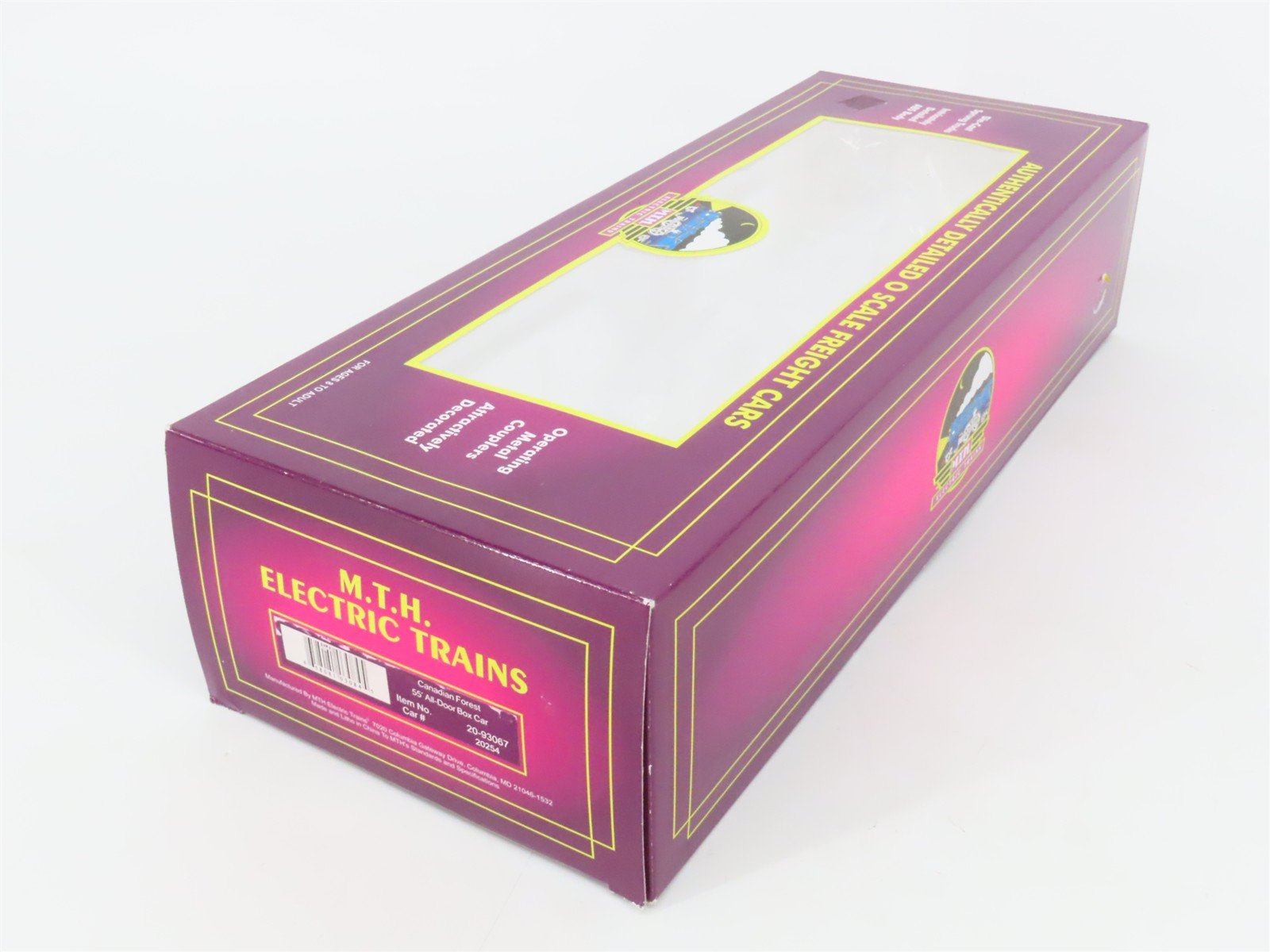 O Gauge 3-Rail MTH 20-93067 TCAX Canfor 55' Thrall All-Door Box Car #20254
