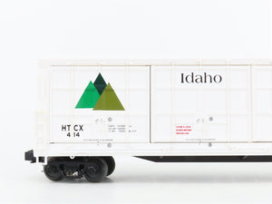 O Gauge 3-Rail MTH 20-93116 HTCX Idaho Forest 55' Thrall All-Door Box Car #414