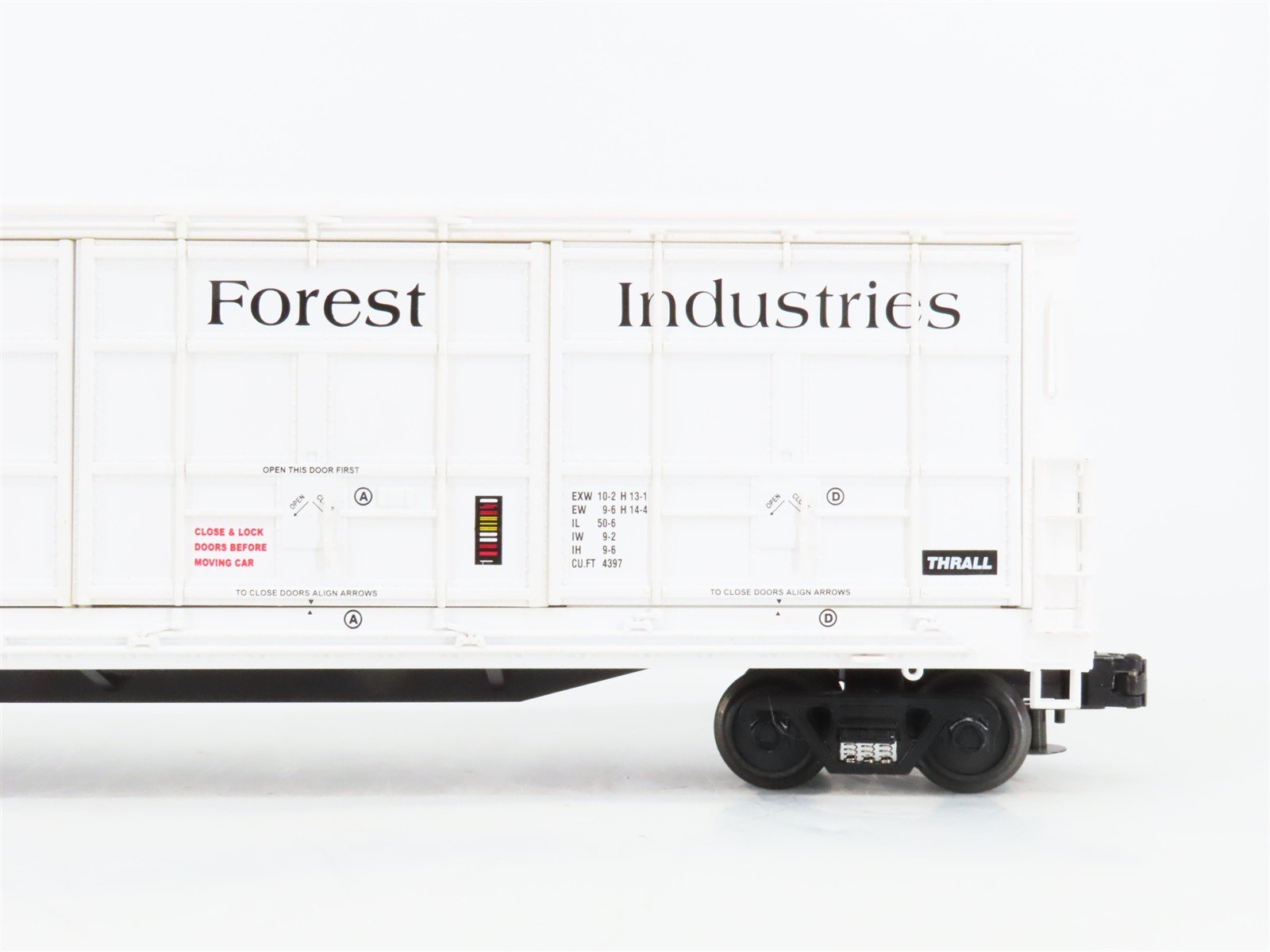 O Gauge 3-Rail MTH 20-93116 HTCX Idaho Forest 55' Thrall All-Door Box Car #414