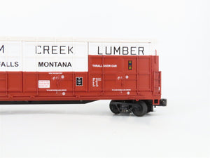 O Gauge 3-Rail MTH 20-93159 HTCX Plum Creek 55' Thrall All-Door Box Car #318