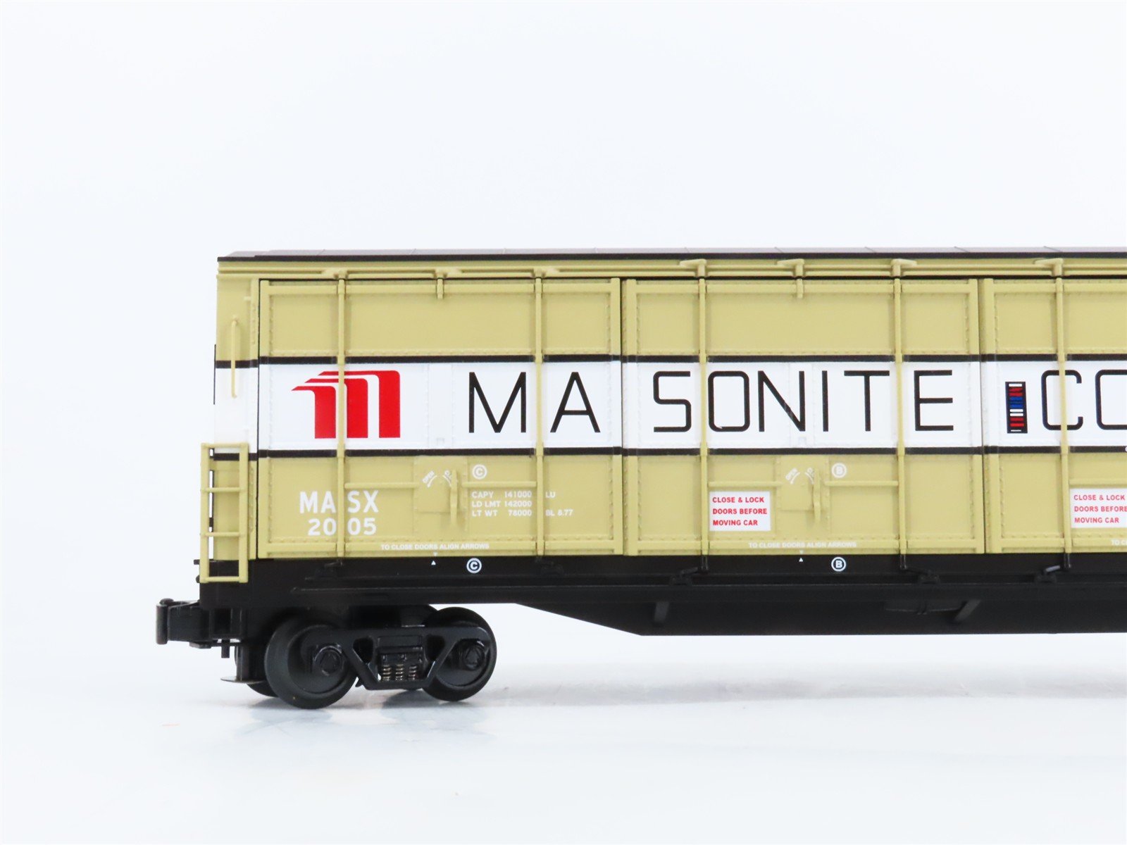 O Gauge 3-Rail MTH 20-93068 MASX Masonite 55' Thrall All-Door Box Car #2005