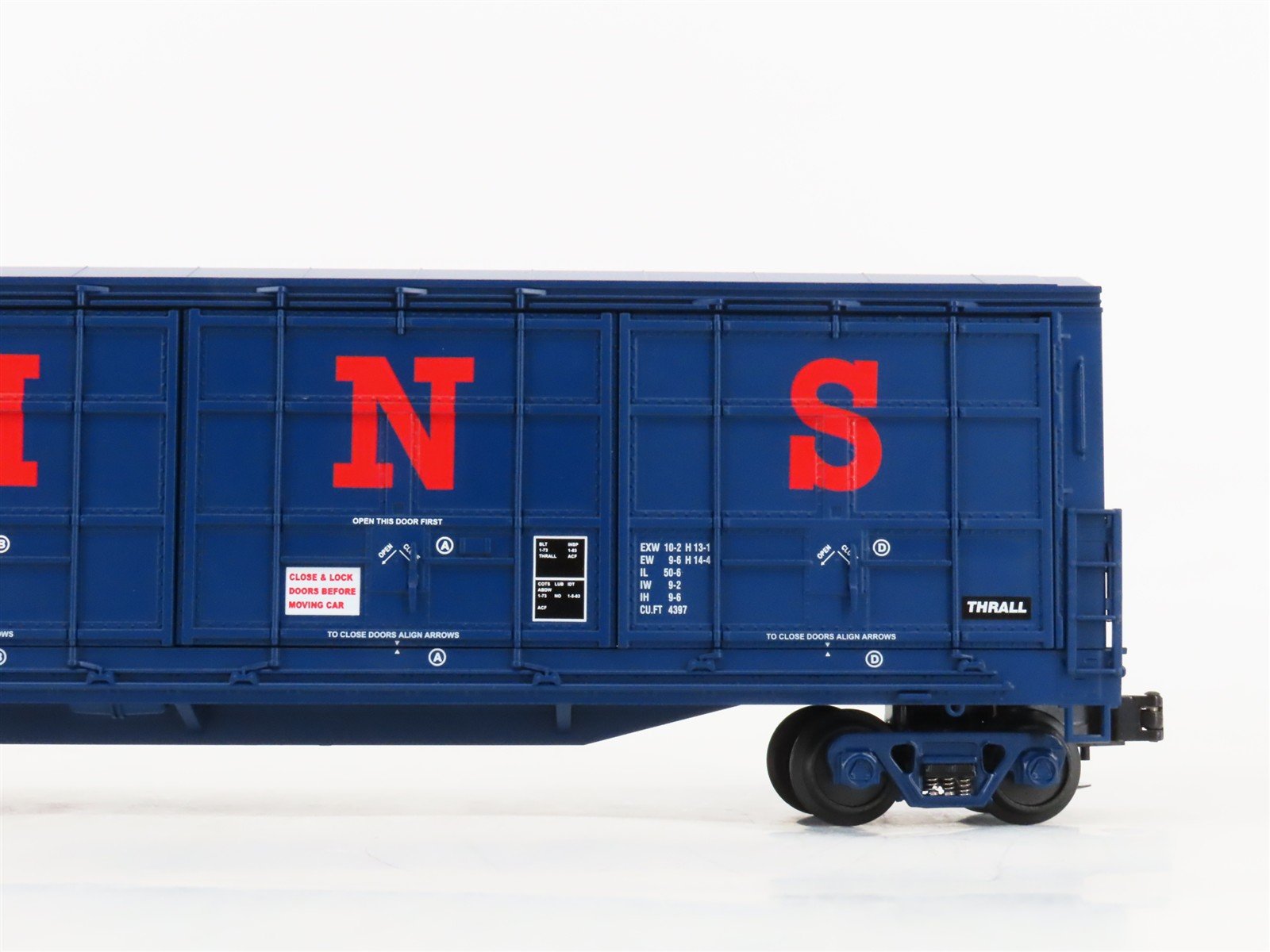 O Gauge 3-Rail MTH 20-93117 MNS 55' Thrall All-Door Box Car #2014