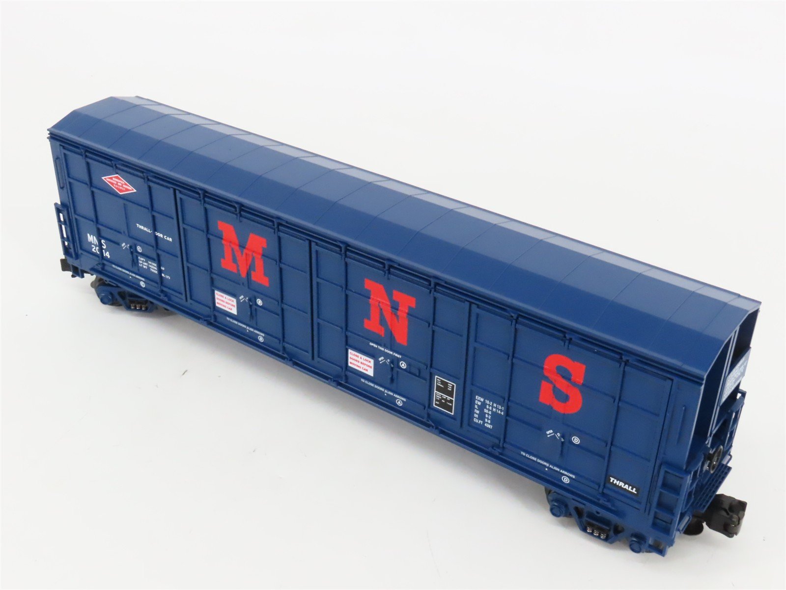 O Gauge 3-Rail MTH 20-93117 MNS 55' Thrall All-Door Box Car #2014
