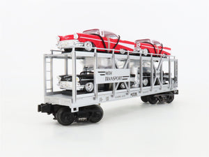 O27 Gauge 3-Rail MTH RailKing 30-7656 Auto Carrier #5757 w/Ertl '57 Chevys