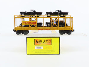 O27 Gauge 3-Rail MTH RailKing 30-7674 UP Auto Carrier #11071 w/ Ertl T-Birds