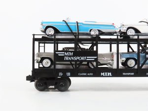 O27 3-Rail MTH RailKing 30-7676 Auto Carrier #1957 w/Ertl '57 Chrysler & Mercury