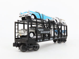O27 3-Rail MTH RailKing 30-7676 Auto Carrier #1957 w/Ertl '57 Chrysler & Mercury