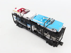 O27 3-Rail MTH RailKing 30-7676 Auto Carrier #1957 w/Ertl '57 Chrysler & Mercury