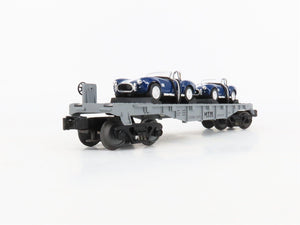 O27 Gauge 3-Rail MTH RailKing 30-7660 Flat Car #1965 w/ Ertl '65 Shelby Cobras