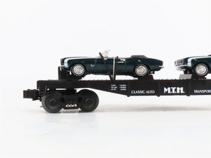O27 Gauge 3-Rail MTH RailKing 30-7670 Flat Car #1967 w/ Ertl '67 Camaros