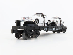 O27 Gauge 3-Rail MTH RailKing 30-7680 Flat Car #1970 w/ Ertl '70 Chevelles