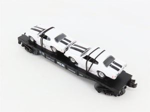 O27 Gauge 3-Rail MTH RailKing 30-7680 Flat Car #1970 w/ Ertl '70 Chevelles