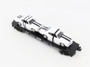 O27 Gauge 3-Rail MTH RailKing 30-7680 Flat Car #1970 w/ Ertl '70 Chevelles