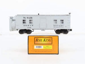 O27 Gauge 3-Rail MTH RailKing 30-2123 D&RGW Operating Rotary Snow Plow No#