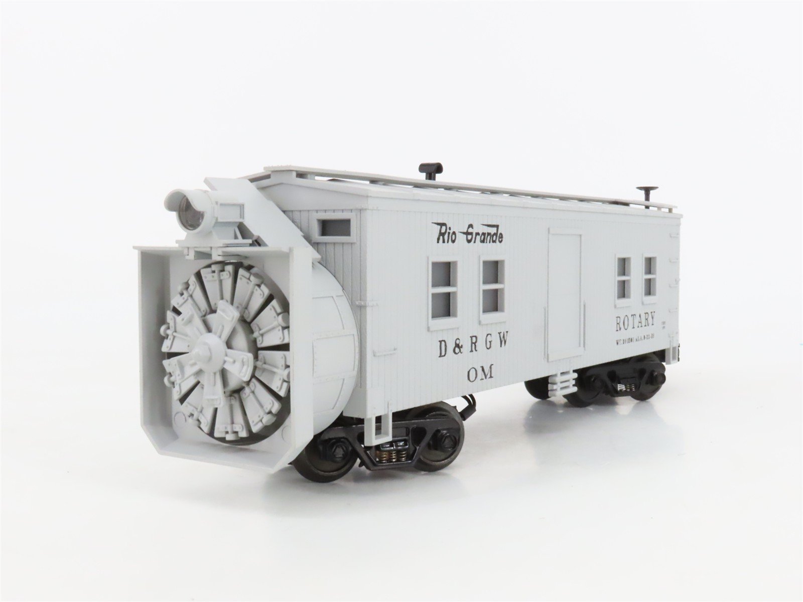 O27 Gauge 3-Rail MTH RailKing 30-2123 D&RGW Operating Rotary Snow Plow No#