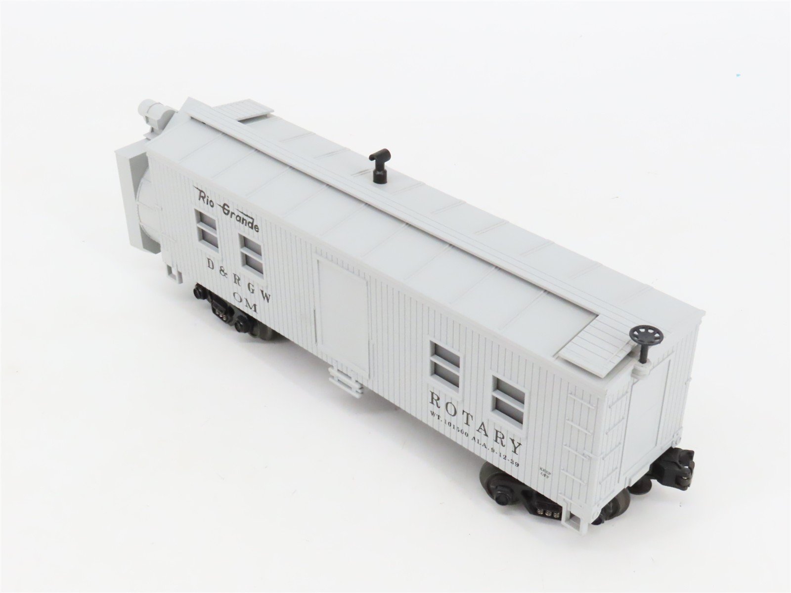 O27 Gauge 3-Rail MTH RailKing 30-2123 D&RGW Operating Rotary Snow Plow No#