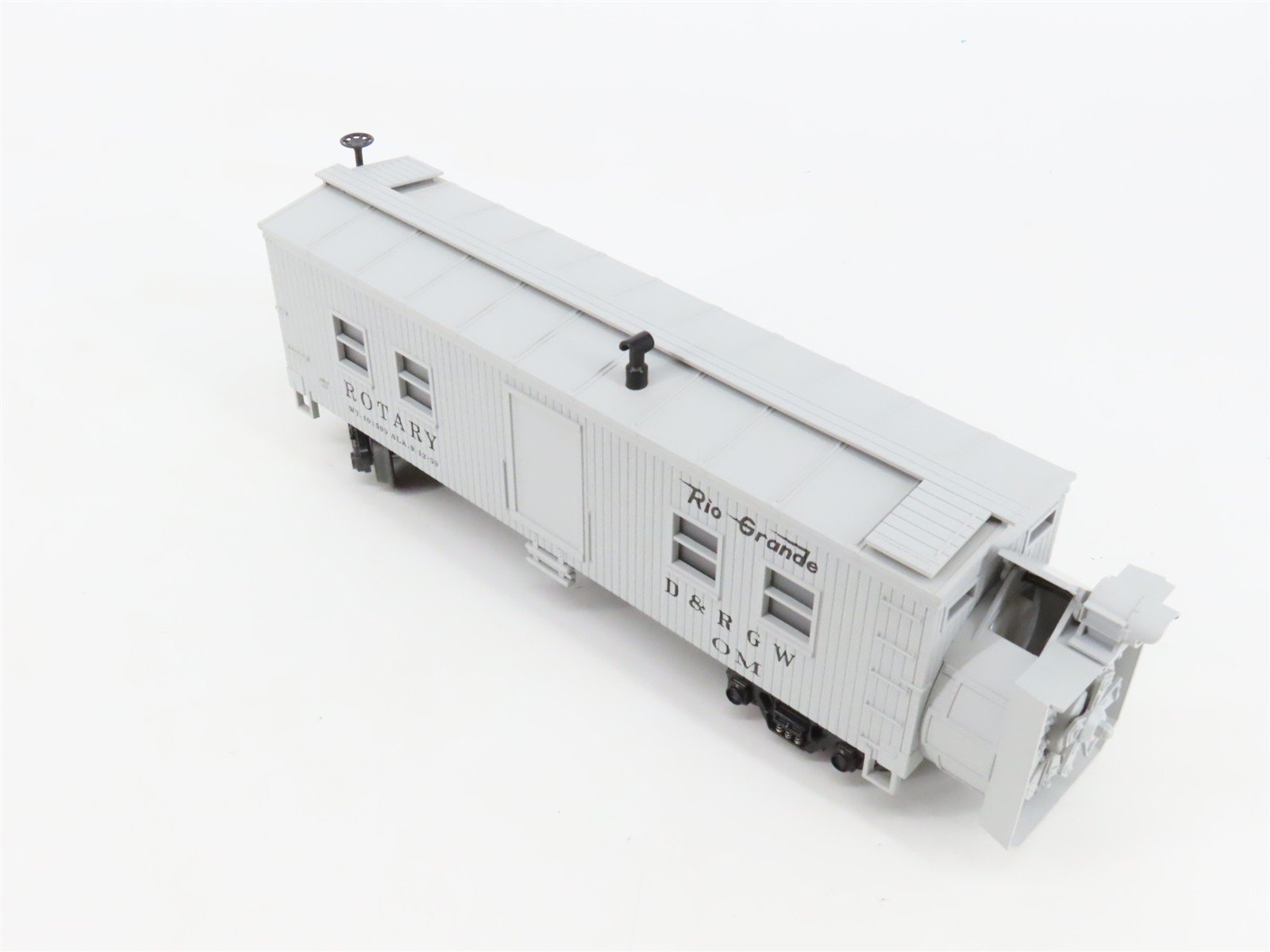 O27 Gauge 3-Rail MTH RailKing 30-2123 D&RGW Operating Rotary Snow Plow No#