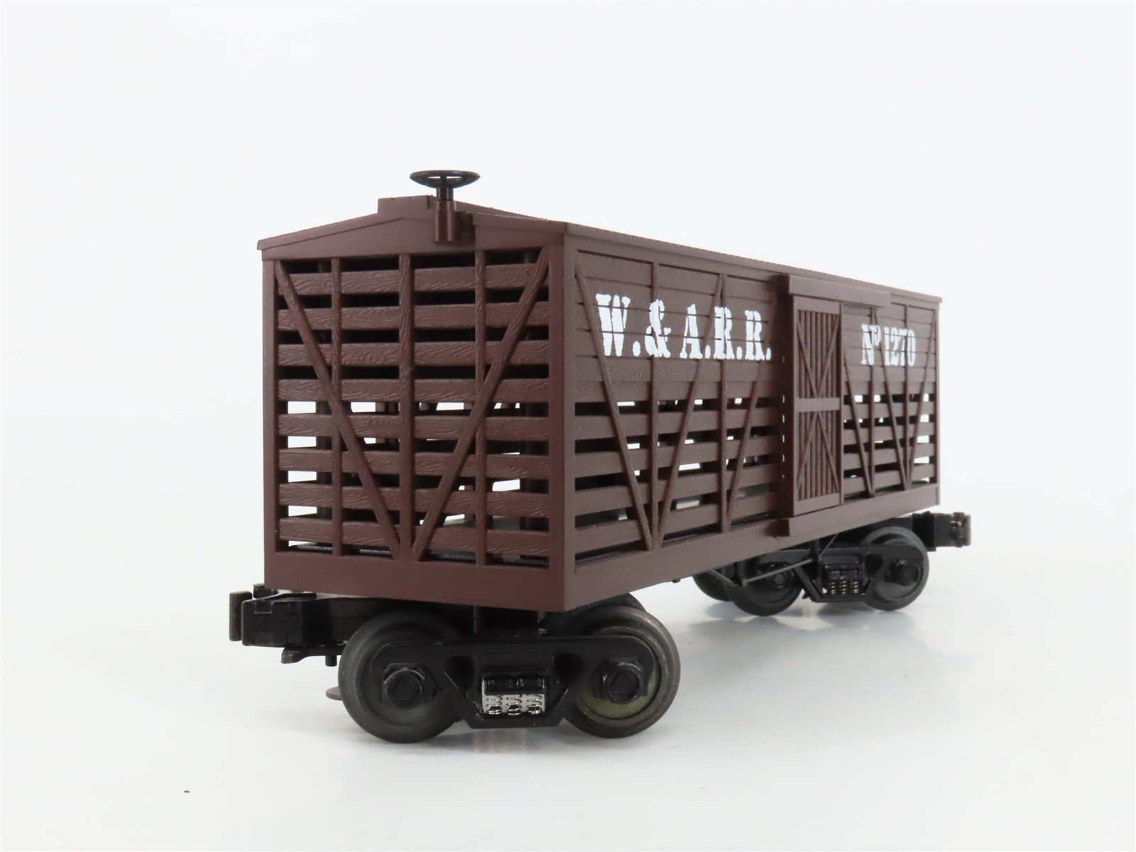O27 Gauge 3-Rail MTH RailKing 30-7114 W&ARR 19th Century Stock Car #1270