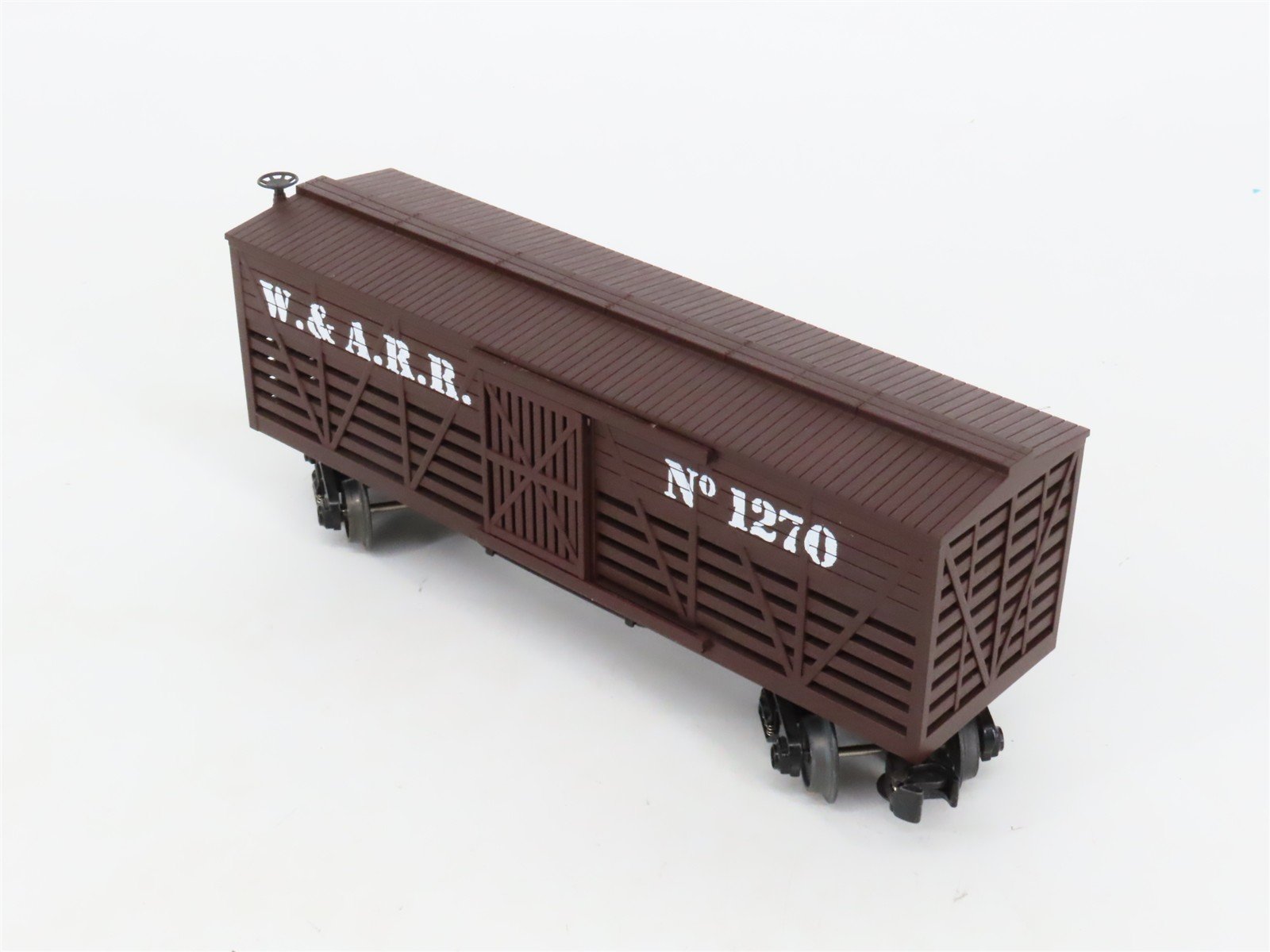 O27 Gauge 3-Rail MTH RailKing 30-7114 W&ARR 19th Century Stock Car #1270