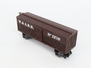 O27 Gauge 3-Rail MTH RailKing 30-7114 W&ARR 19th Century Stock Car #1270