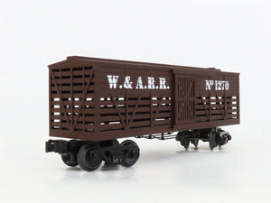 O27 Gauge 3-Rail MTH RailKing 30-7114 W&ARR 19th Century Stock Car #1270