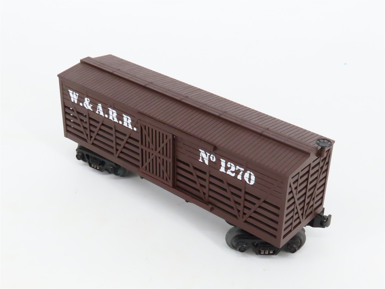 O27 Gauge 3-Rail MTH RailKing 30-7114 W&ARR 19th Century Stock Car #1270