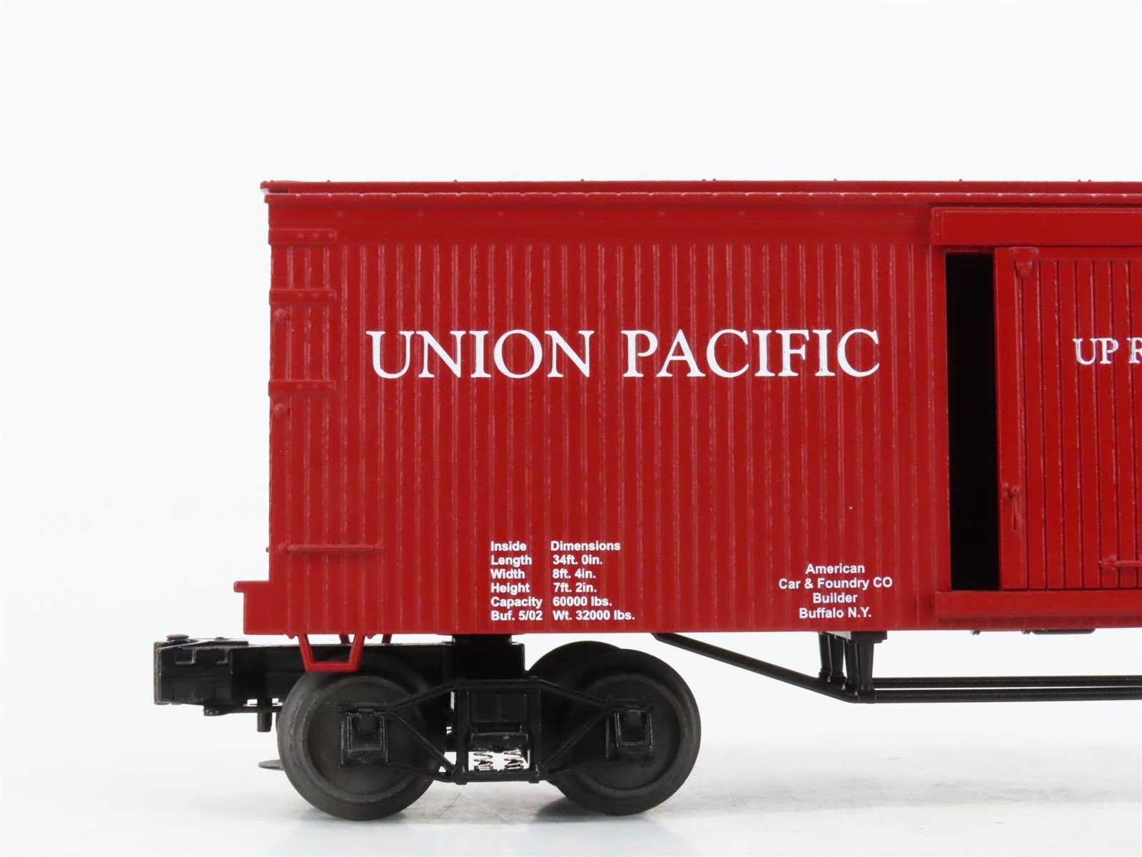 O27 3-Rail MTH RailKing 30-7497 UP Union Pacific 34' 19th Century Box Car #49330
