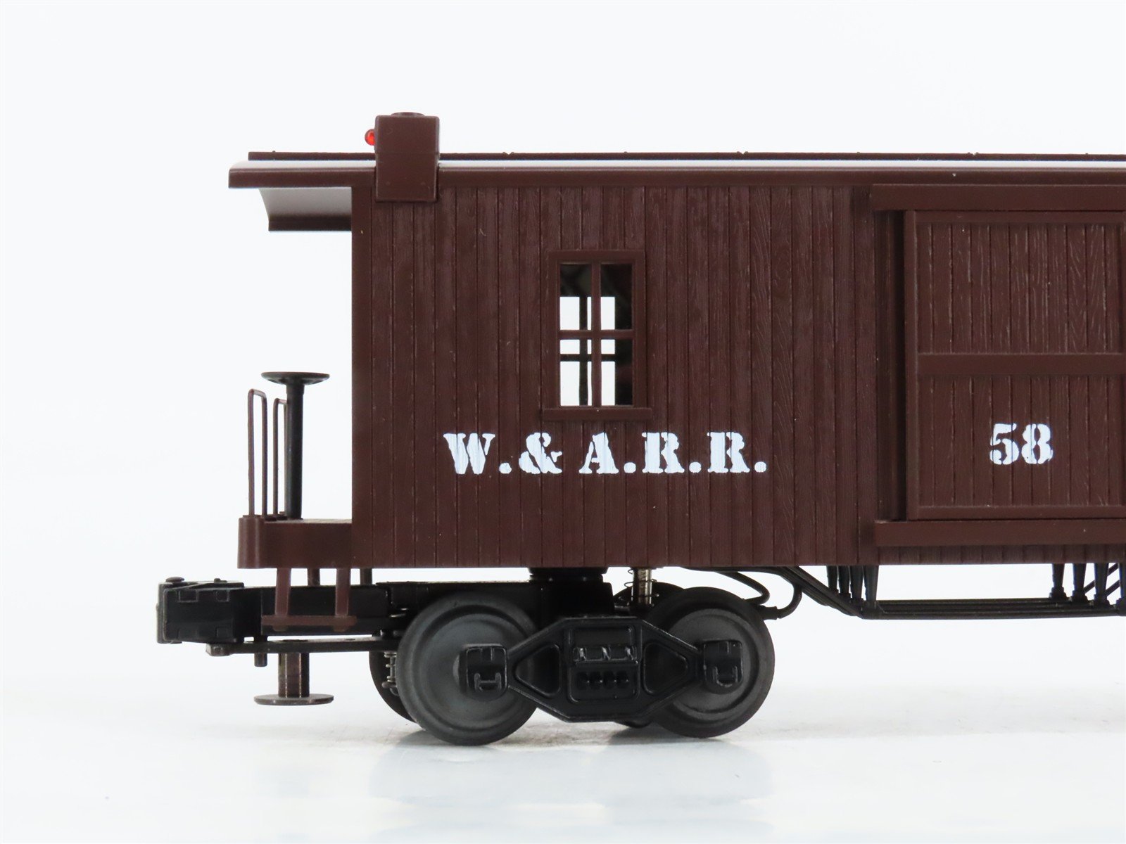O27 Gauge 3-Rail MTH RailKing 30-7724 W&ARR 19th Century Wood Caboose #58