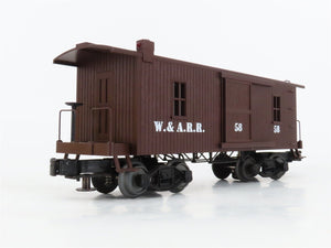 O27 Gauge 3-Rail MTH RailKing 30-7724 W&ARR 19th Century Wood Caboose #58