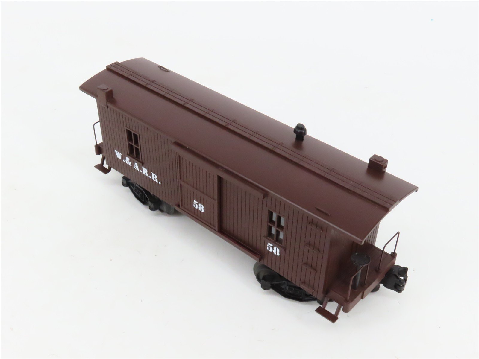 O27 Gauge 3-Rail MTH RailKing 30-7724 W&ARR 19th Century Wood Caboose #58