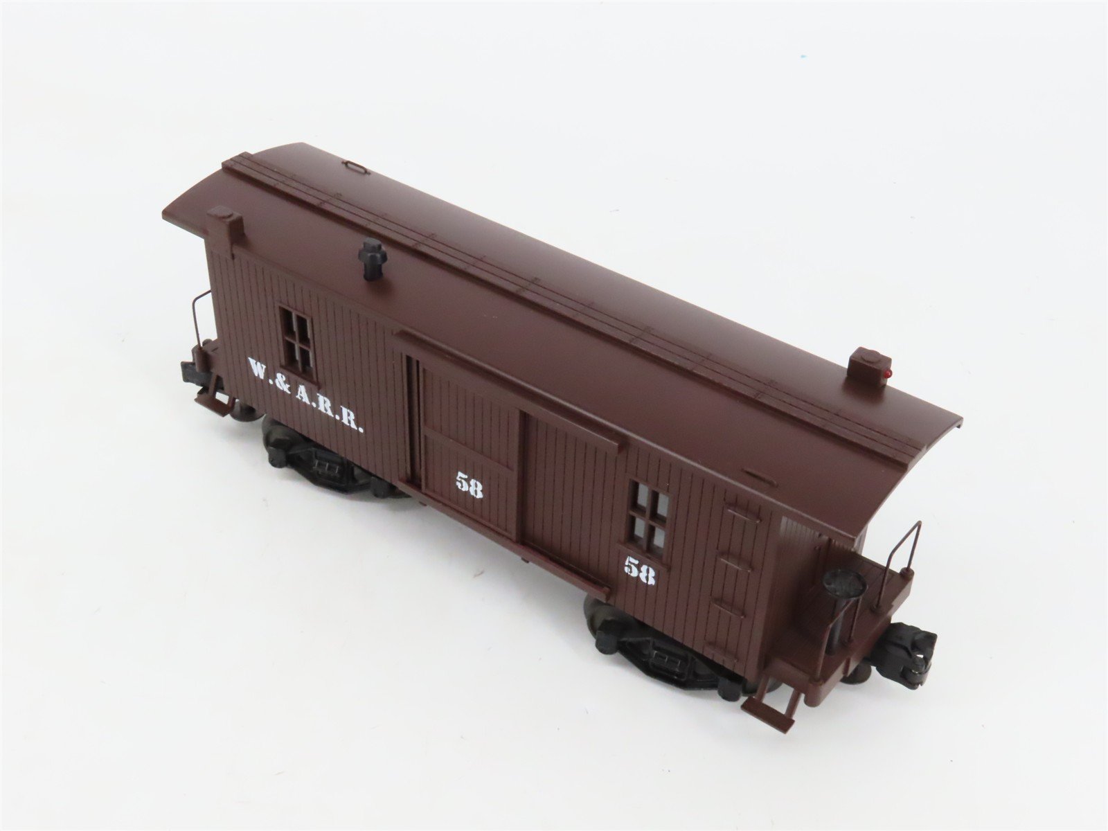 O27 Gauge 3-Rail MTH RailKing 30-7724 W&ARR 19th Century Wood Caboose #58