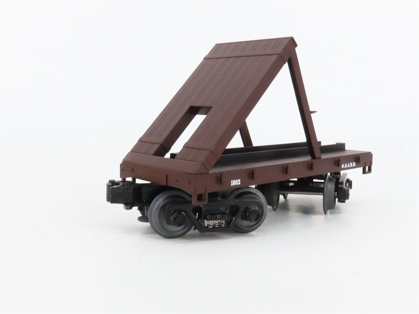 O27 Gauge 3-Rail MTH RailKing 30-7635 W&ARR 19th Century Flat Car #1862 w/Cannon
