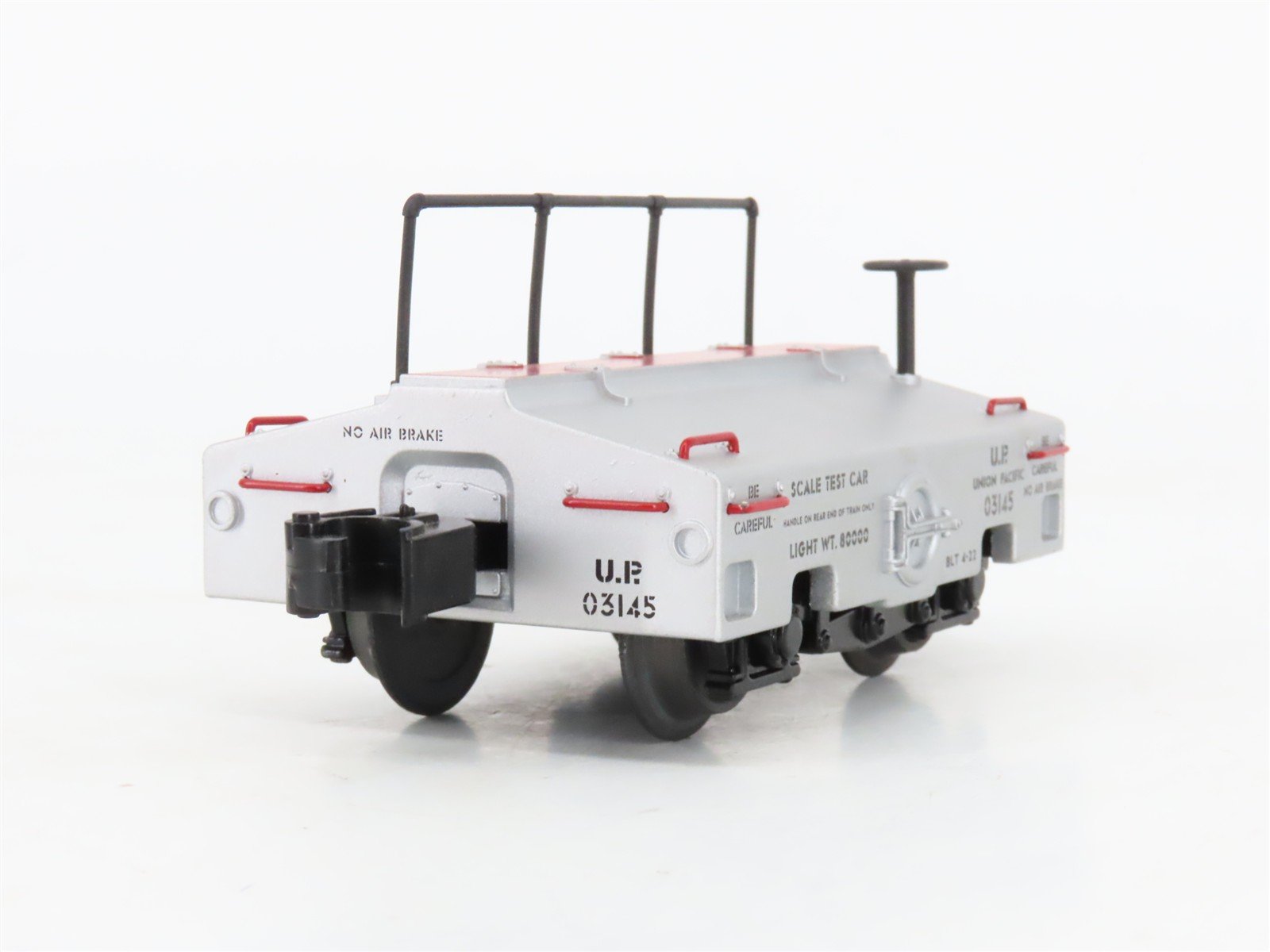 O Gauge 3-Rail MTH Die-Cast 20-98215 UP Union Pacific Scale Test Car #03145
