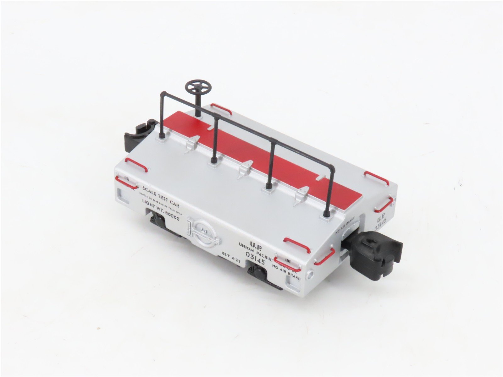 O Gauge 3-Rail MTH Die-Cast 20-98215 UP Union Pacific Scale Test Car #03145