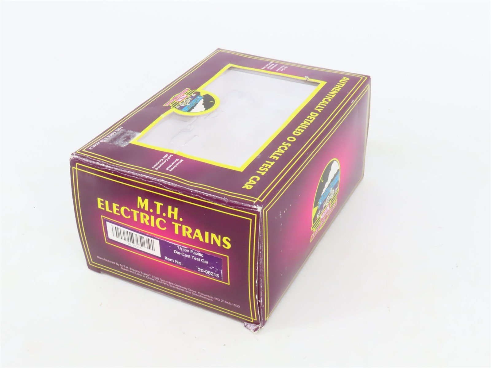 O Gauge 3-Rail MTH Die-Cast 20-98215 UP Union Pacific Scale Test Car #03145