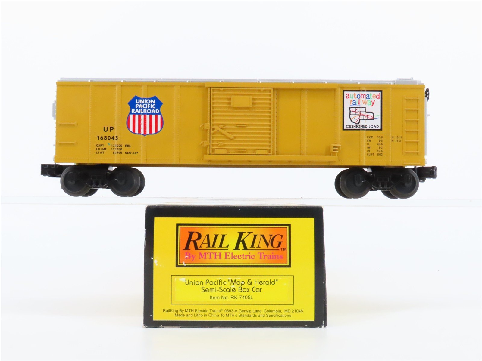 O Gauge 3-Rail MTH RailKing Semi-Scale RK-7405L UP 