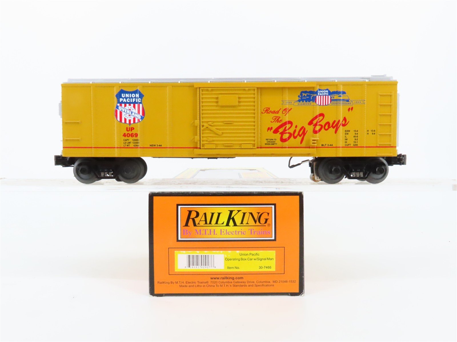 O27 3-Rail MTH RailKing 30-7466 UP 