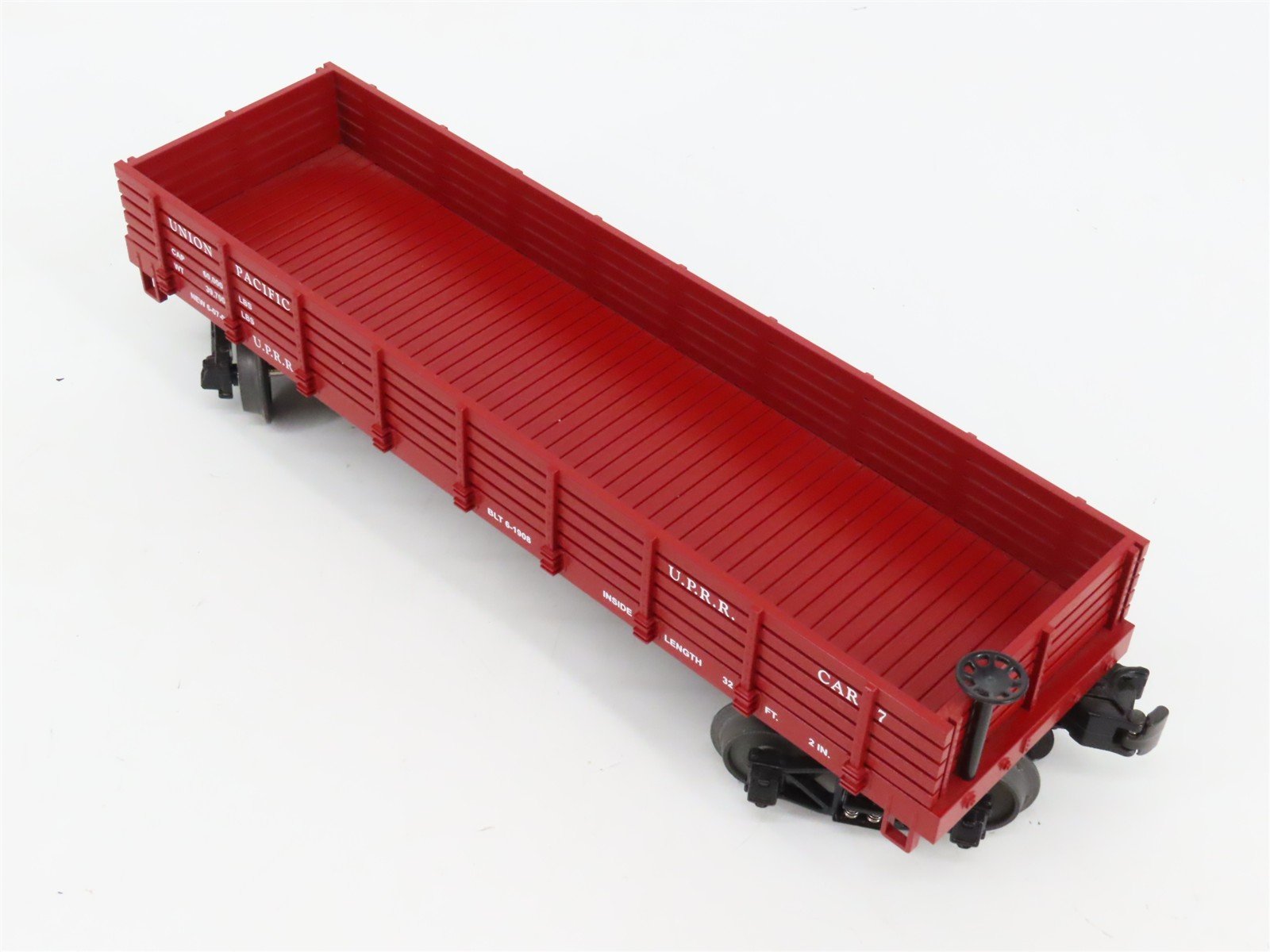 O27 Gauge 3-Rail MTH RailKing 30-7228 UP Union Pacific 19th Century Gondola #7