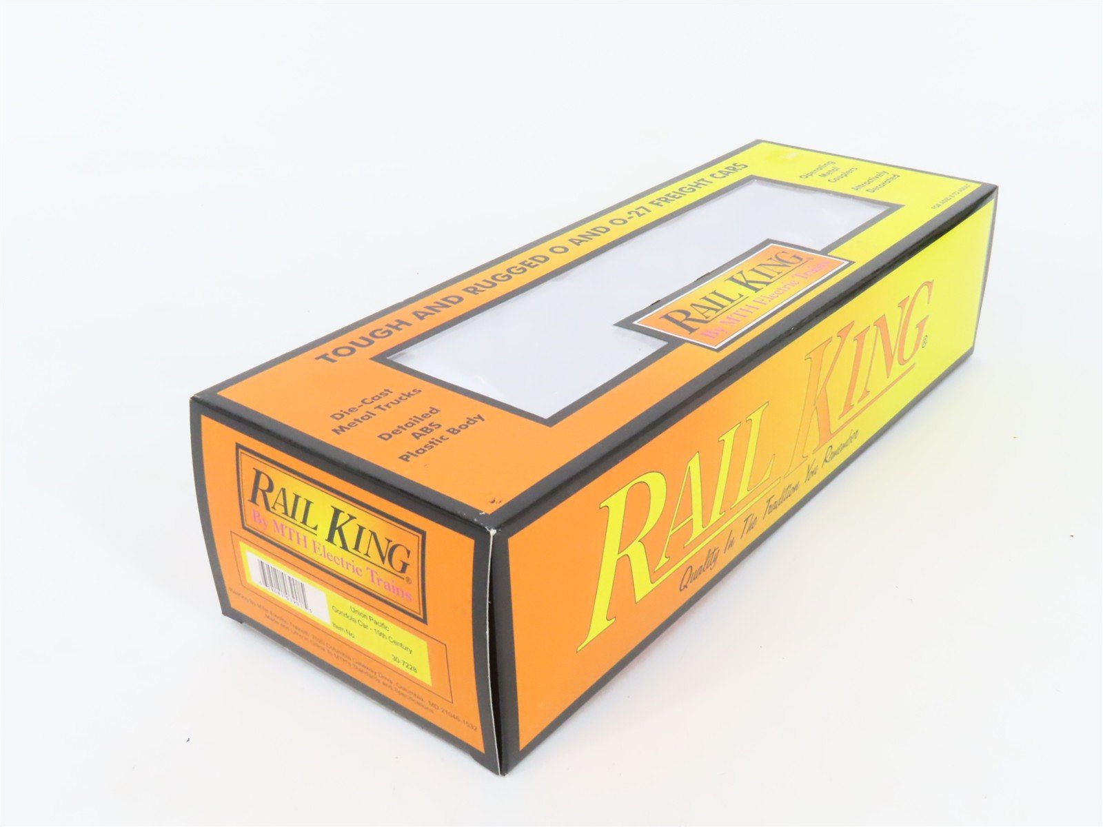 O27 Gauge 3-Rail MTH RailKing 30-7228 UP Union Pacific 19th Century Gondola #7