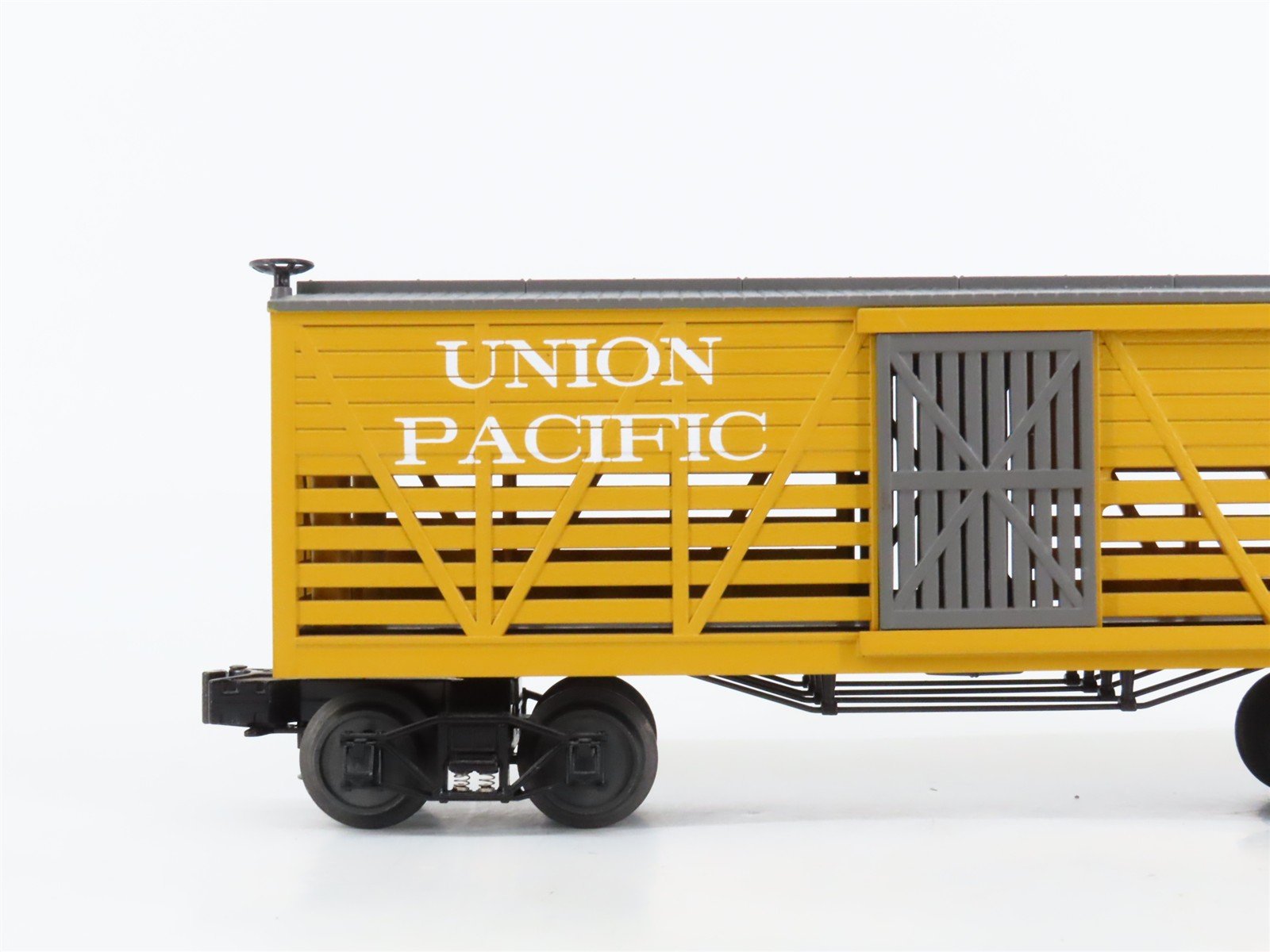O27 Gauge 3-Rail MTH RailKing 30-7123 UP 19th Century Stock Car #4930