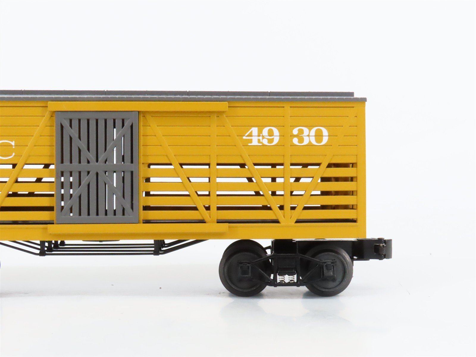 O27 Gauge 3-Rail MTH RailKing 30-7123 UP 19th Century Stock Car #4930
