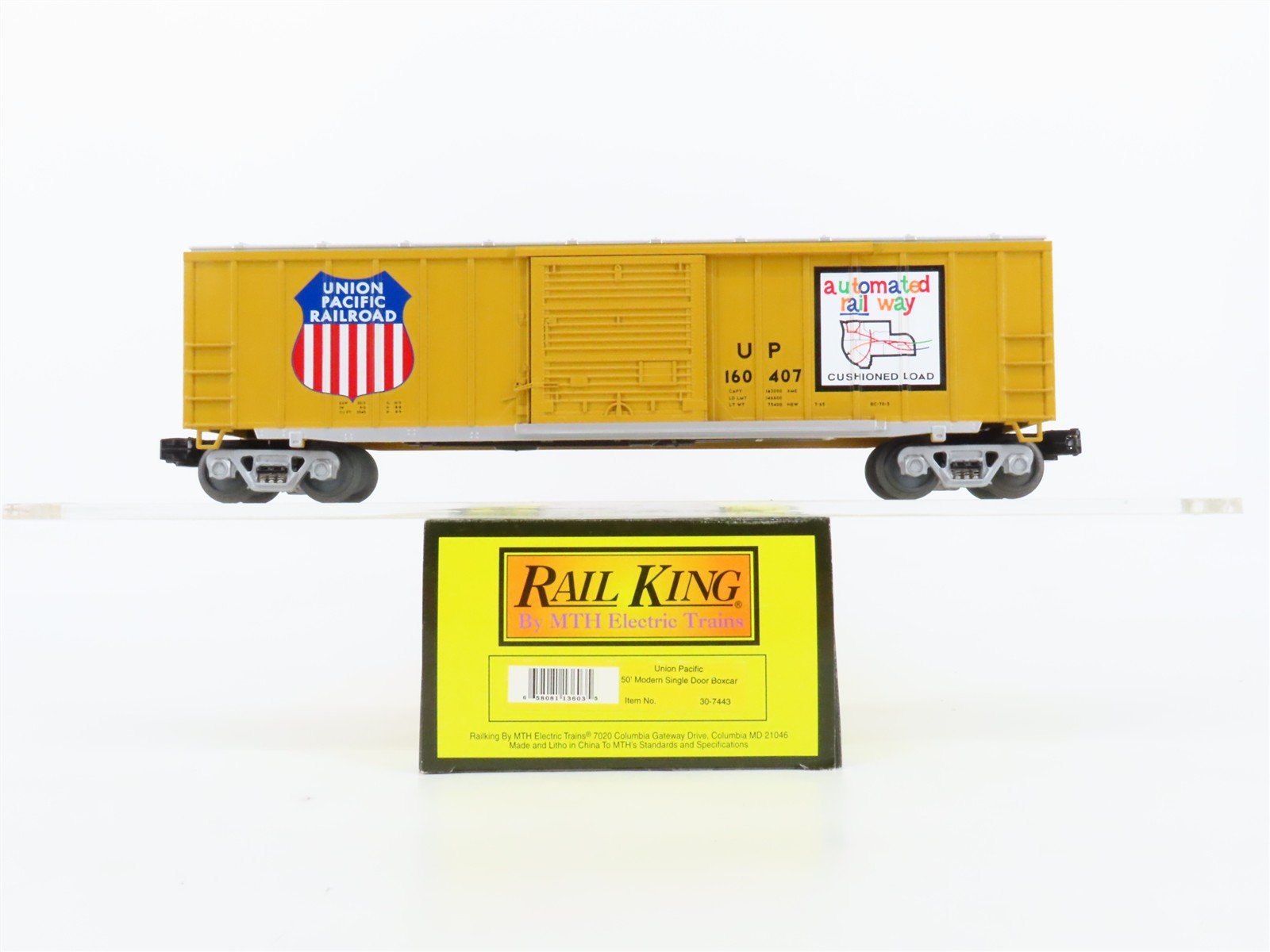 O27 Gauge 3-Rail MTH RailKing 30-7443 UP 