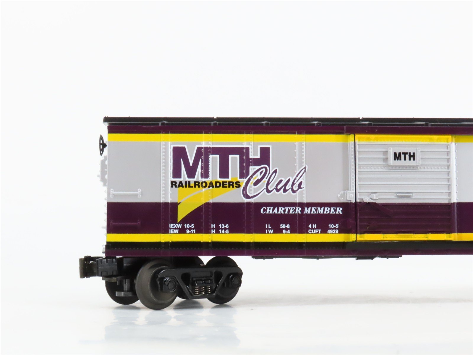O27 Gauge 3-Rail MTH RailKing 30-7423 MTHRRC Charter Member Box Car