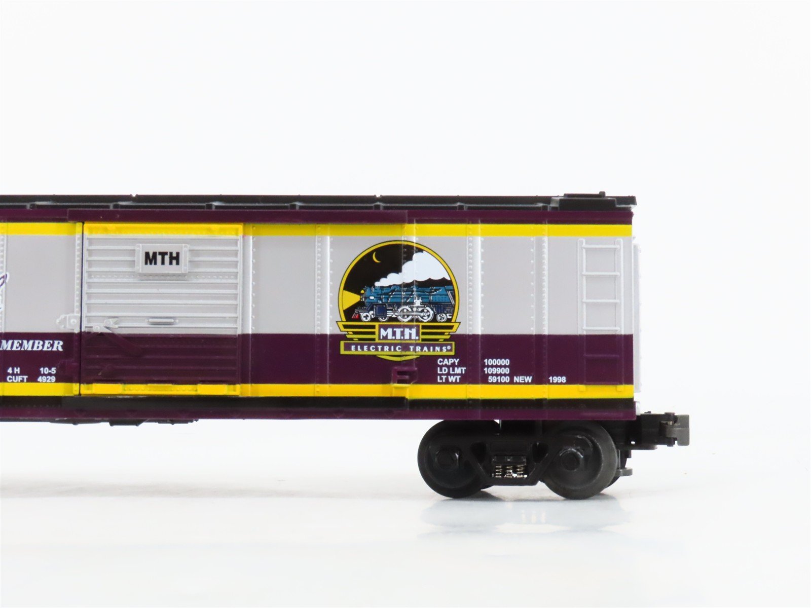 O27 Gauge 3-Rail MTH RailKing 30-7423 MTHRRC Charter Member Box Car